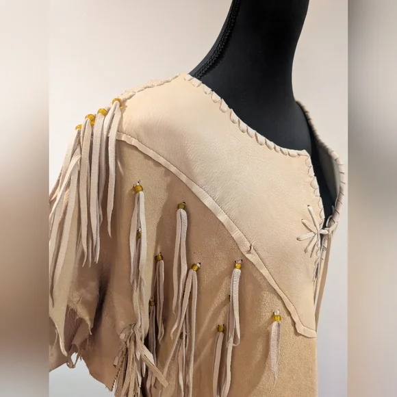Fringed Buckskin Top - Picture 7 of 7
